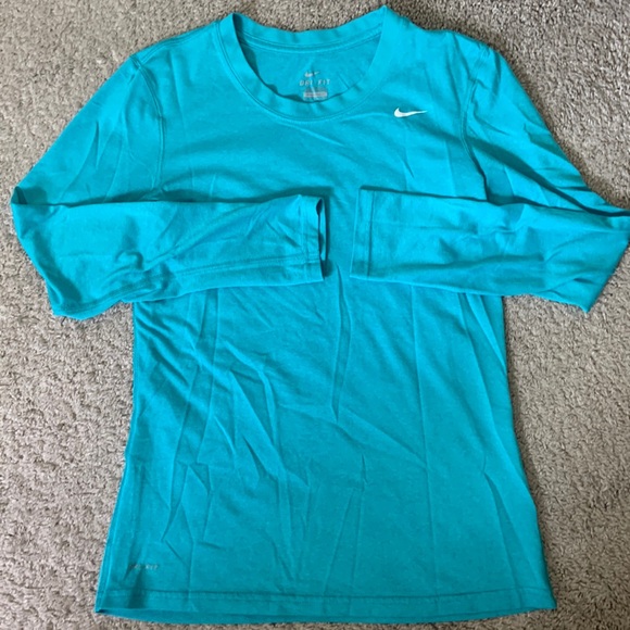 Blue Nike Long Sleeve Shirt - Picture 1 of 3